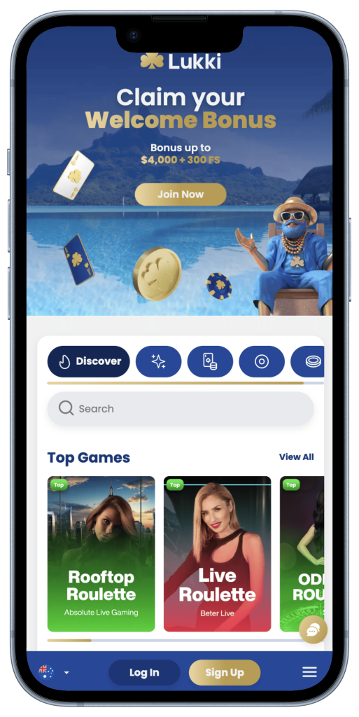 Lukki Casino mobile app