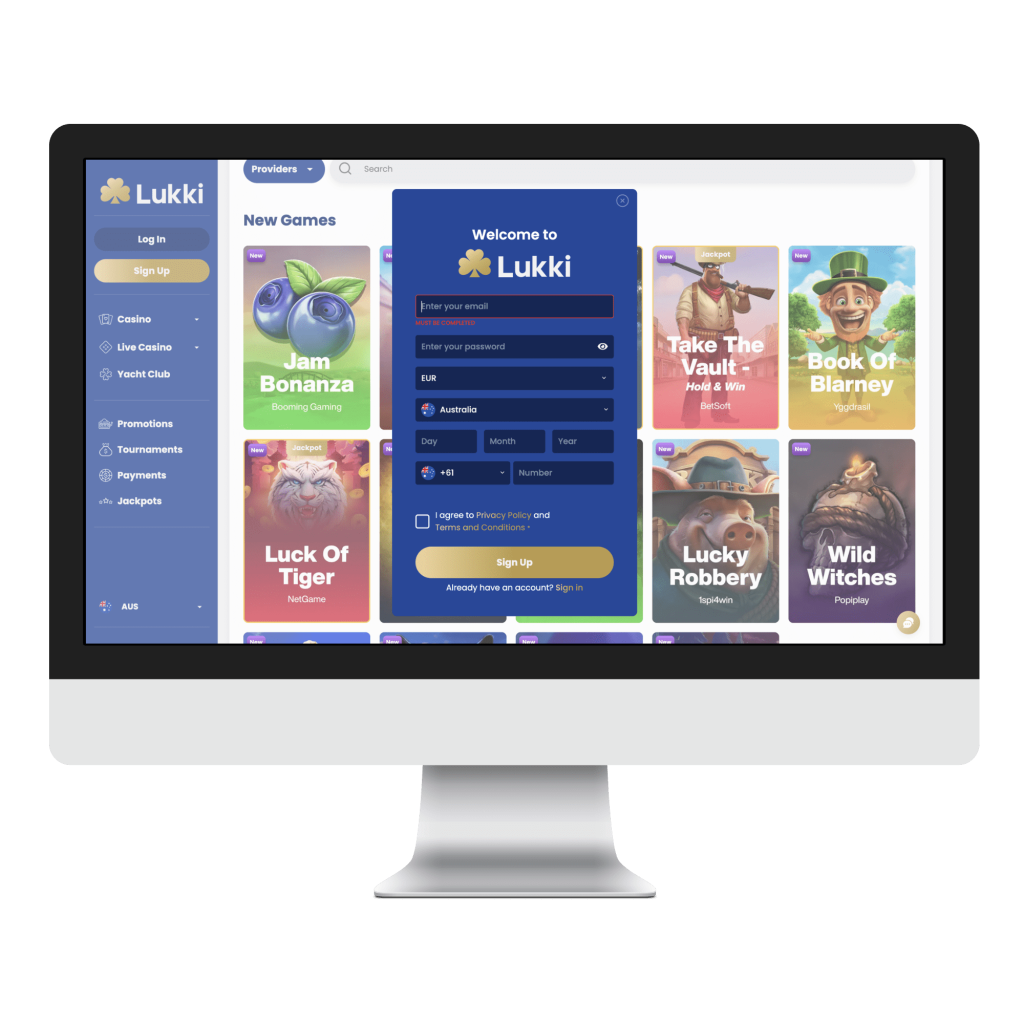 Lukki casino registration